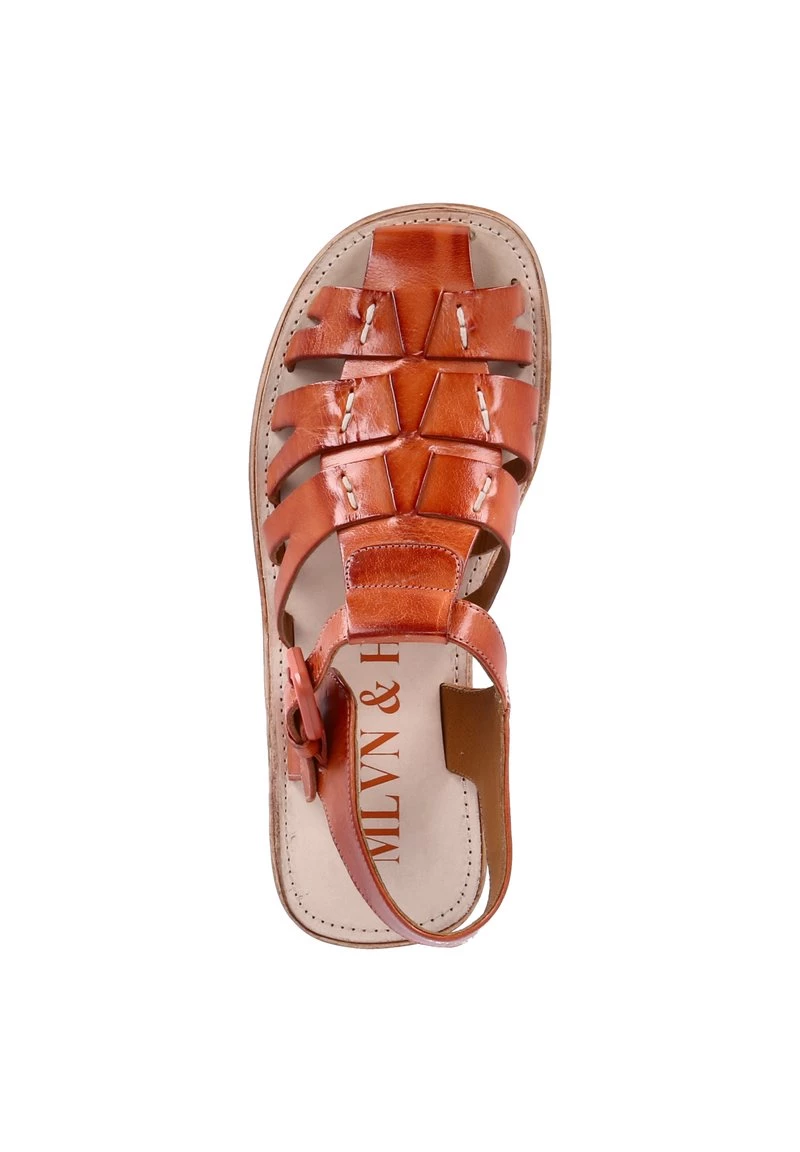 Melvin & Hamilton Sandales Orange Homme 4 Melvin & Hamilton Sandales Orange Homme – Image 2
