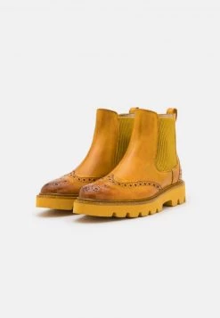 Melvin & Hamilton SELINA Bottines à Plateau Yellow Femme -Melvin & Hamilton Soldes ec98cfa8da854c859d42bbbb0497f666