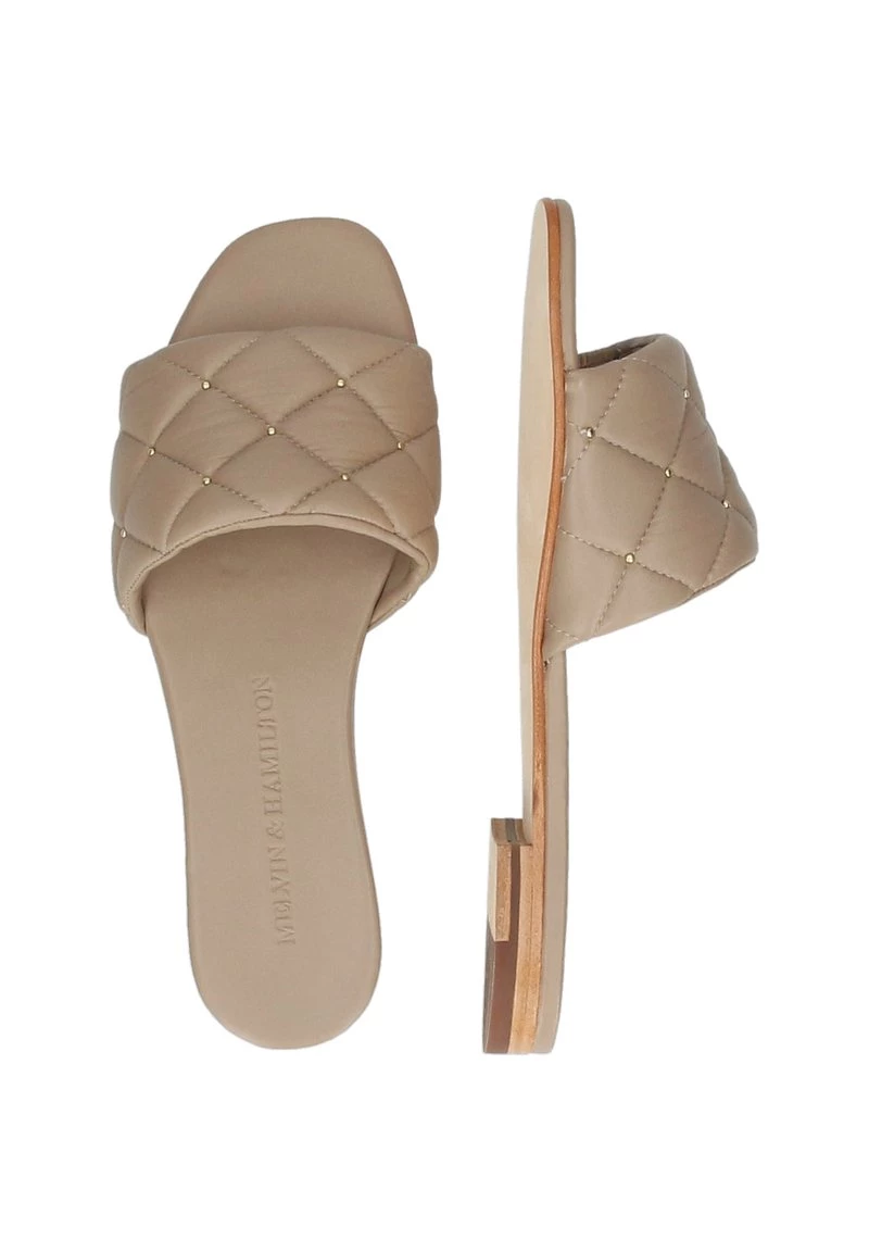 Melvin & Hamilton Mules Beige Melange Femme 7 Melvin & Hamilton Mules Beige Melange Femme – Image 5