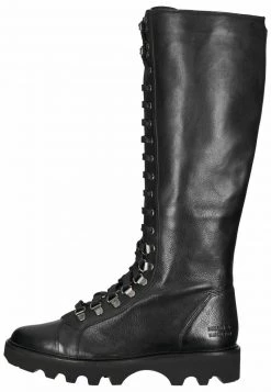 Melvin & Hamilton Femme Bottes à Plateau Imola Black Selina