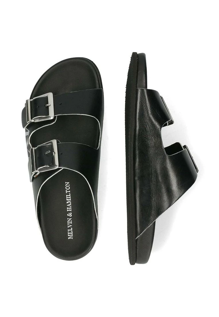 Melvin & Hamilton ROBERT 10 Mules Black Homme 6 Melvin & Hamilton ROBERT 10 Mules Black Homme – Image 4