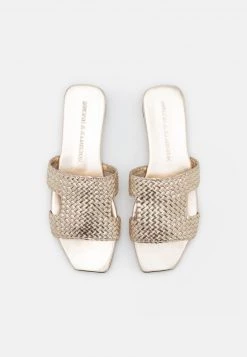 Melvin & Hamilton BROOKE 7 Mules Platin/natural Femme -Melvin & Hamilton Soldes fc26e178ac864c3bbf4c86ed13543cb2